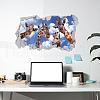Translucent PVC Self Adhesive Wall Stickers STIC-WH0015-062-3