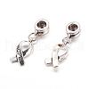 Alloy European Dangle Charms X-PALLOY-JF00001-03-2