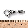 316 Stainless Steel Lobster Claw Clasps Sets STAS-D303-10AS-03-3