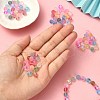 Transparent Frosted Glass Beads FGLA-YW0001-02A-5