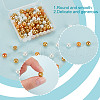 HOBBIESAY 100Pcs Ocean Mix Pearlized Glass Pearl Beads HY-HY0001-04B-5