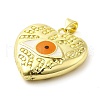 Real 18K Gold Plated Brass Pendants KK-A198-07G-03-3