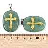 Natural Green Aventurine Pendants G-S392-01G-3