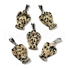 Natural Dalmatian Jasper Pendants G-B127-10P-10-2
