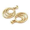304 Stainless Steel Pendants STAS-P329-04G-2