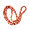 Electroplated Non-magnetic Hematite Beads Strands G-P571-I01-01B-2