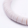 Handmade Polymer Clay Heishi Beads Stretch Bracelets BJEW-JB05086-01-3