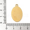 304 Stainless Steel Pendants STAS-I322-21G-3