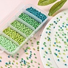 1900Pcs 5 Colors Baking Paint Glass Seed Beads SEED-YW0001-76D-4