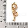 Brass and Glass Pendants KK-C026-100G-3