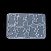 Bear DIY Pendant Silhouette Silicone Molds SIL-F010-02-4