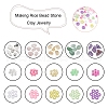 15 Style Handmade Polymer Clay Beads CLAY-YW0001-35-2