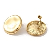 PVD Vacuum Plating 304 Stainless Steel Stud Earrings EJEW-C085-07G-2