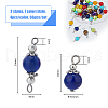 SUPERFINDINGS Chakra Theme Natural & Synthetic Mixed Gemstone Pendant & Link Connectors DIY Jewelry Making Finding Kits DIY-FH0006-77-2