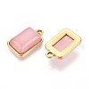 Natural Rose Quartz Pendants STAS-N109-212G-2