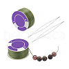  2 Rolls Special Coated Polyester Beading Threads OCOR-NB0002-06E-7