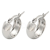 Tarnish Resistant 202 Stainless Steel Hoop Earrings EJEW-H003-38P-01-1
