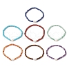 Natural Gemstone and Pearl Beads Btacelets BJEW-JB10681-1