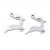Non-Tarnish Christmas 201 Stainless Steel Pendants X-STAS-S081-065-1