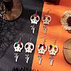 Brass Dangle Earrings EJEW-JE06039-2