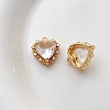 Brass Cubic Zirconia Pendants FIND-PW0011-001A-1