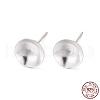 925 Sterling Silver Ear Stud Findings STER-K167-043E-S-7