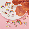 Alloy Enamel Big Pendants ENAM-CJ0001-10-4