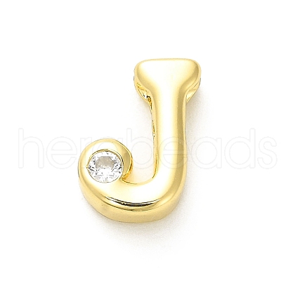 Rack Plating Brass Cubic Zirconia Beads KK-L210-008G-J-1
