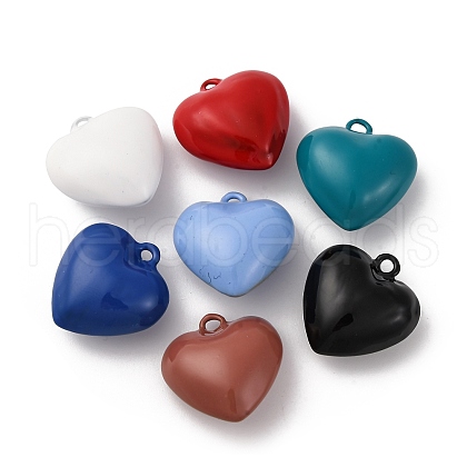 Brass Enamel Pendants KK-S525-12-1
