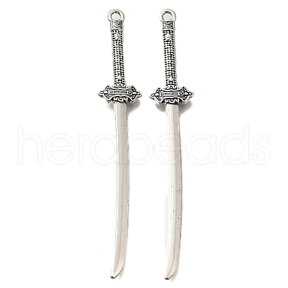 Tibetan Style Alloy Big Pendants FIND-G078-32G-AS-1