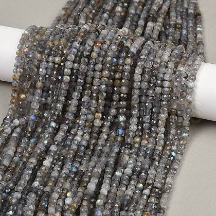 Natural Labradorite Beads Strands G-RM2025-C34-C-1