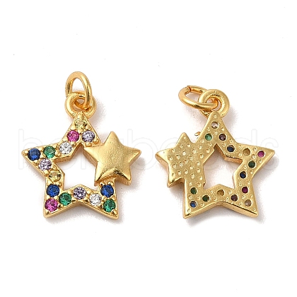 925 Sterling Silver Micro Pave Cubic Zirconia Charms STER-I010-43G-1