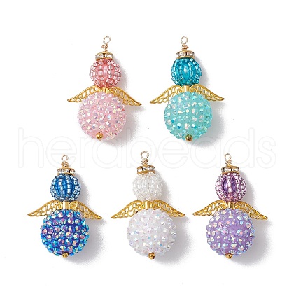 Seed Beads Alloy Pendants PALLOY-MZ00284-1