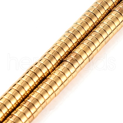 Electroplated Synthetic Non-magnetic Hematite Beads Strands G-H027-G01-05-1