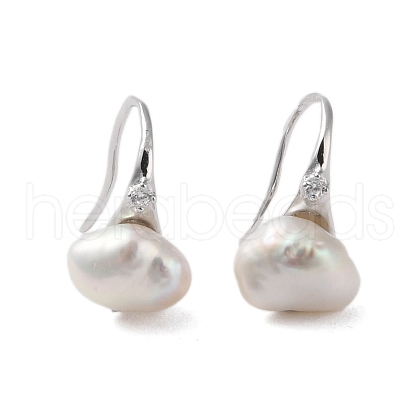 Mother's Day Jewellery 925 Sterling Silver Hoop Earring EJEW-H002-07P-1