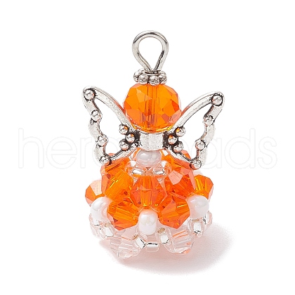 Glass Pendants PALLOY-MZ00665-05-1