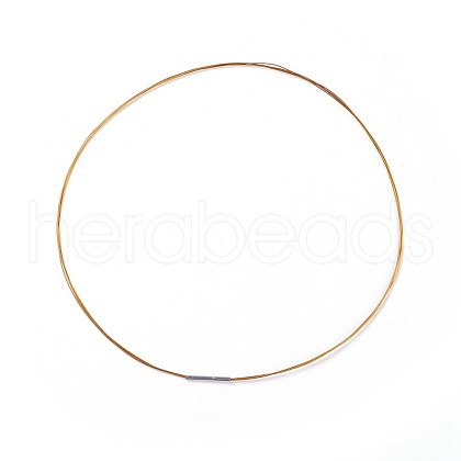 Steel Wire Necklace Making MAK-I011-08A-1