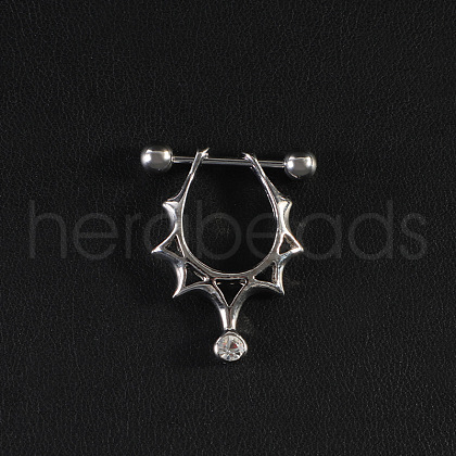 316L Surgical Stainless Steel Nipple Rings FS-WGB766E-08-1