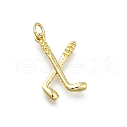 Brass Pendants KK-K400-13G-1