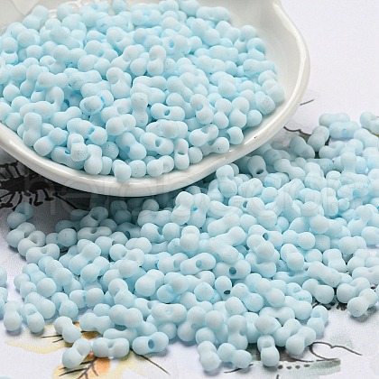 Macaron Color Opaque Frosted Glass Seed Beads X1-SEED-K009-12B-11-1
