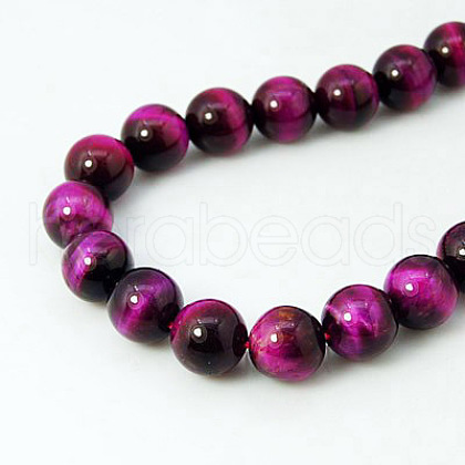 Natural Rose Tiger Eye Beads Strands X-G-G099-6mm-3-1
