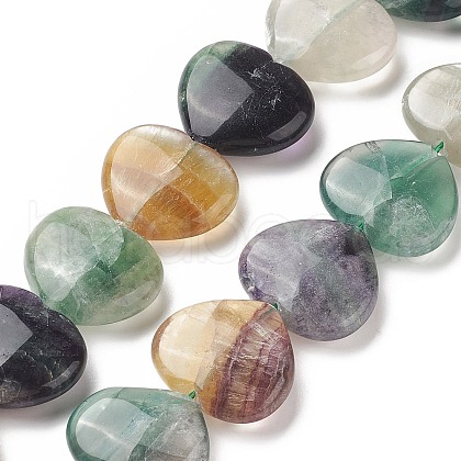 Natural Fluorite Beads Strands G-G996-B10-1