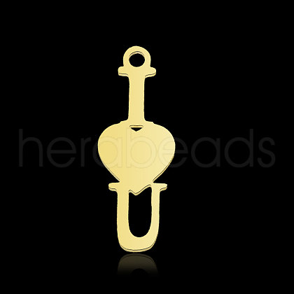 201 Stainless Steel Pendants STAS-N090-LA876-2-1