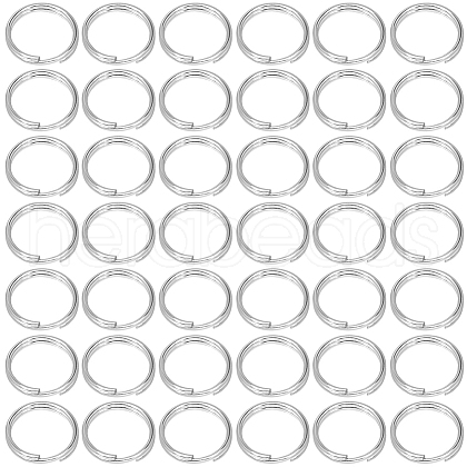 SOFPLATE 500Pcs 304 Stainless Steel Split Rings STAS-SP0001-66D-1