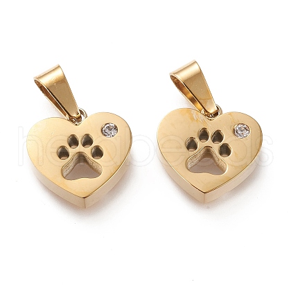Ion Plating(IP) 304 Stainless Steel Charms STAS-YW0002-11-1
