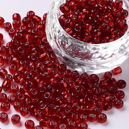 6/0 Glass Seed Beads SEED-A005-4mm-25B-1