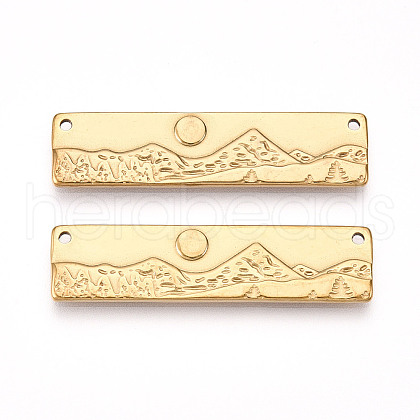 304 Stainless Steel Pendants STAS-N109-24G-1