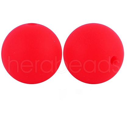 Silicone Beads Round Rubber Bead 15MM Loose Spacer Beads for DIY Supplies Jewelry Keychain Making FIND-SX0001-188-1