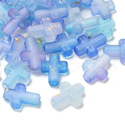 Gradient Color Transparent Acrylic Beads X1-OACR-M023-03G-1