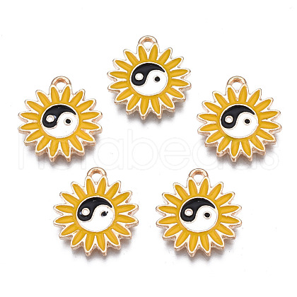 Alloy Enamel Pendants PALLOY-N153-58-1